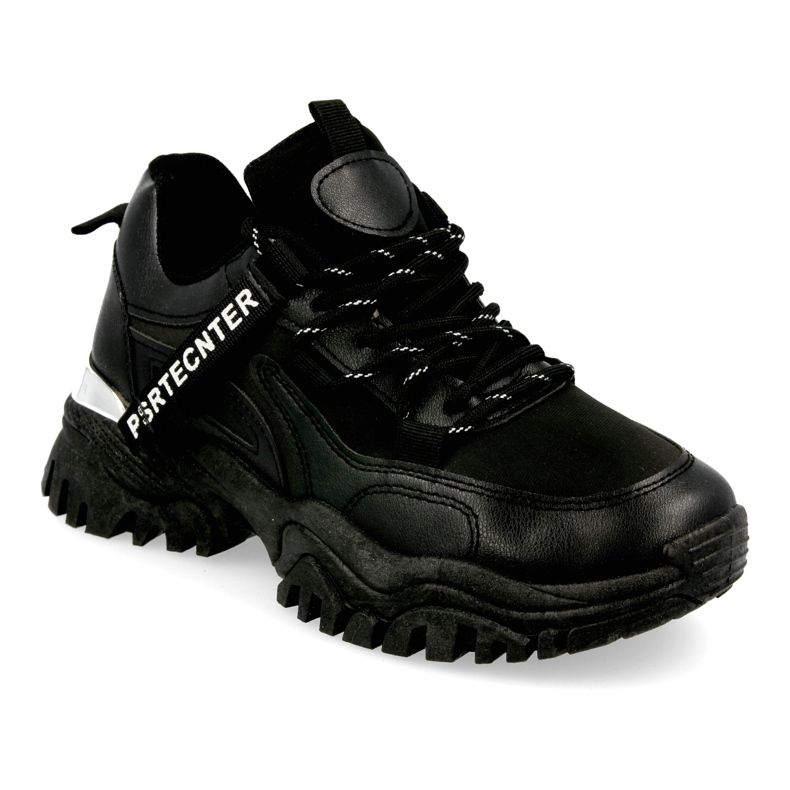 PS1 Baskets Chunky Noires Pour Femmes Sur Une Semelle Massive le noir