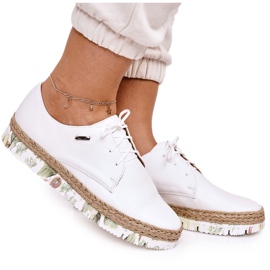 Chaussures en cuir pour femmes Maciejka Blanc 0293611