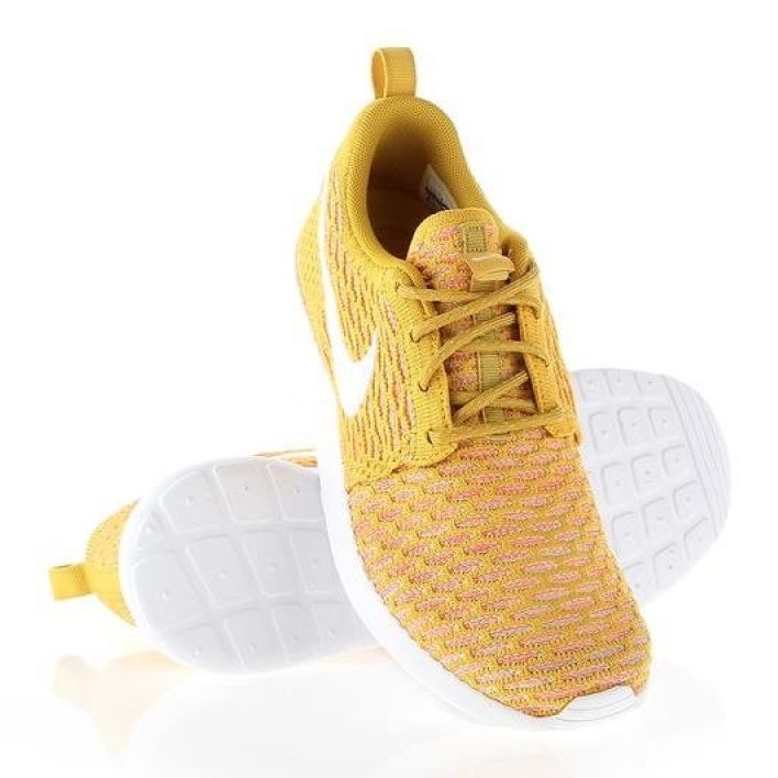 Nike roshe run femme jaune sales