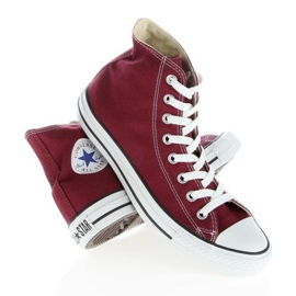 Converse Chuck Taylor Hi M9613 blanc rouge