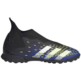 Chaussures de football Adidas Predator Freak.3 Ll Tf Junior noir et blanc FY0997 le noir le noir Chaussures de football Adidas Predator Freak.3 Ll Tf Junior noir et blanc FY0997 le noir le noir