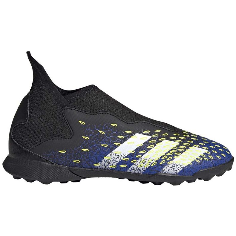 Chaussures de football Adidas Predator Freak.3 Ll Tf Junior noir et blanc FY0997 le noir le noir