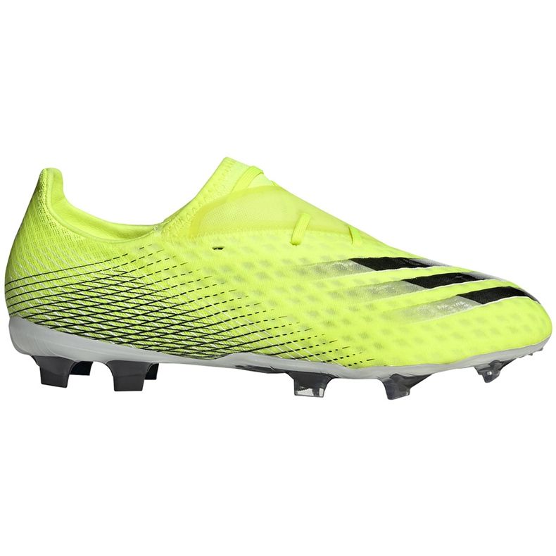 Chaussures de football Adidas X Ghosted.2 Fg jaune-noir FW6958 jaune, noir