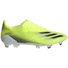Chaussures de football Adidas X Ghosted.1 Fg jaune-noir FW6898 jaune, noir
