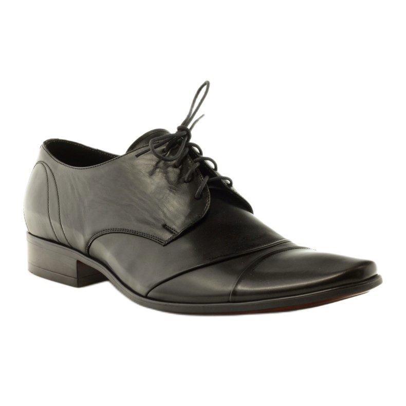 Chaussures en cuir pour homme Pilpol 1138 noir le noir