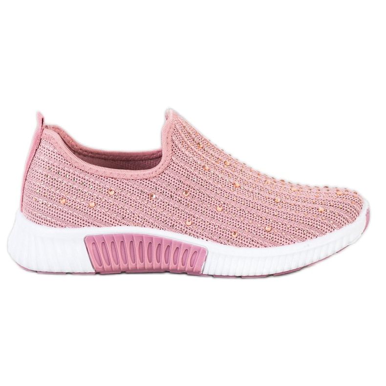 SHELOVET Slipons Avec Cristaux rose SHELOVET Slipons Avec Cristaux rose