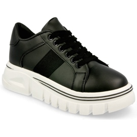 PS1 Baskets pour femmes sur la plate-forme noire Riri le noir