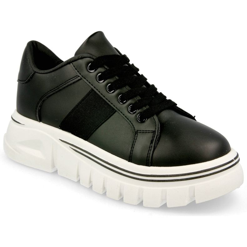 PS1 Baskets pour femmes sur la plate-forme noire Riri le noir