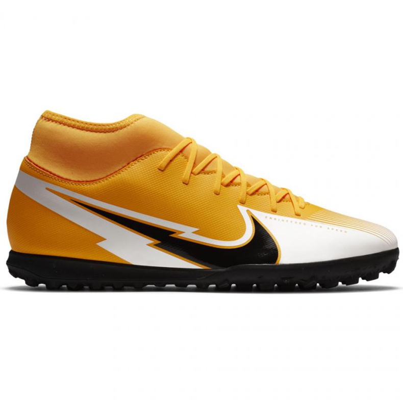Nike Mercurial Superfly 7 Club Tf M AT7980 801 chaussures de football multicolore jaunes