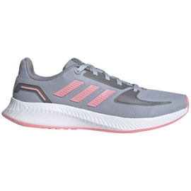 Adidas Runfalcon 2.0 K chaussures pour enfants gris-rose FY9497 Adidas Runfalcon 2.0 K chaussures pour enfants gris-rose FY9497