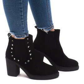 Bottes chaudes Sur un poteau H8-85 Noir