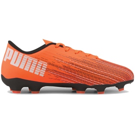 Chaussures de foot Puma Ultra 4.1 Fg Ag Junior 106100 01 orange orange