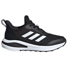 Adidas FortaRun K chaussures pour enfants noir et blanc FW3719 le noir