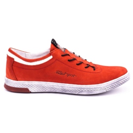 Polbut Chaussures casual homme cuir K23 nubuck rouge Polbut Chaussures casual homme cuir K23 nubuck rouge