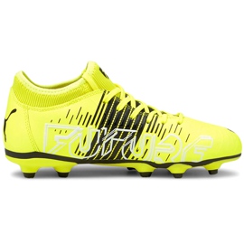 Puma Future Z 4.1 Fg Ag Junior chaussures de football jaune 106400 01
