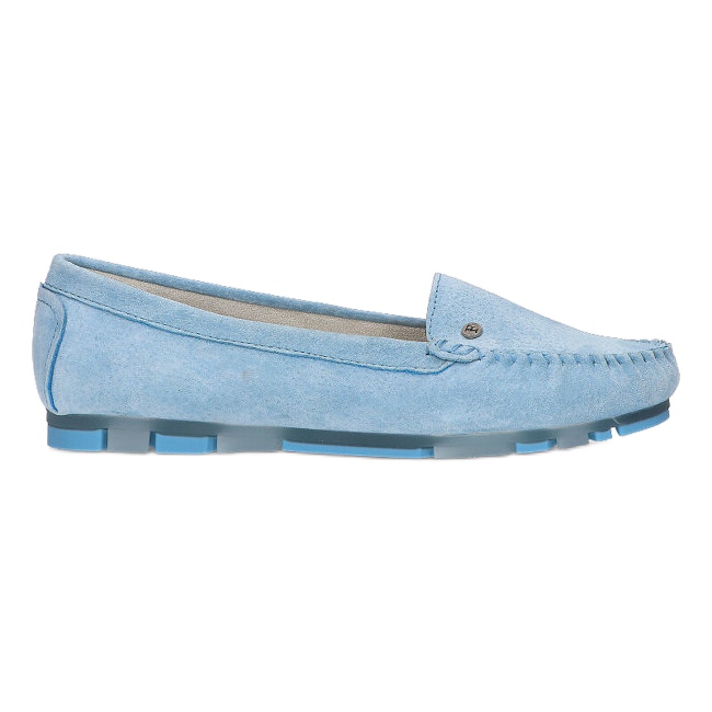 Mocassins femme en cuir Filippo DP2037/22 bleu