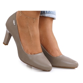 PJ1 Escarpins classiques sur Eleanor Cappuccino Bar beige