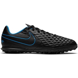 Nike Tiempo Legend 8 Club Tf Junior AT5883 090 chaussures de football noir noir