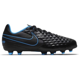 Nike Tiempo Legend 8 Club FG / MG Junior AT5881 090 chaussures de football noir noir