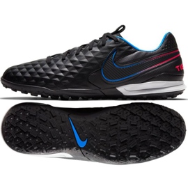 Nike Tiempo Legend 8 Pro Tf M AT6136 090 chaussures de football noir noir