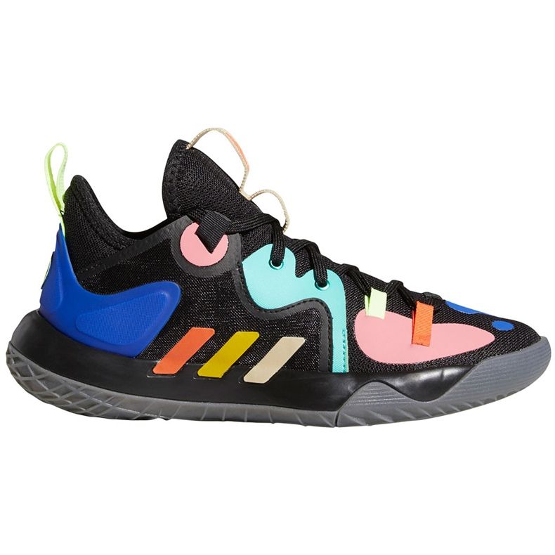 Adidas Harden Stepback 2 chaussures pour enfants noir FZ1546 le noir multicolore multicolore