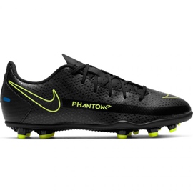 Chaussures de football Nike Phantom Gt Club FG / MG Jr CK8479-090 noir noir