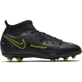 Chaussures de football Nike Phantom Gt Club Df FG / MG Jr CW6727-090 le noir le noir