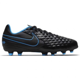 Chaussures de football Nike Tiempo Legend 8 Club FG / MG Jr AT5881-090 noir noir