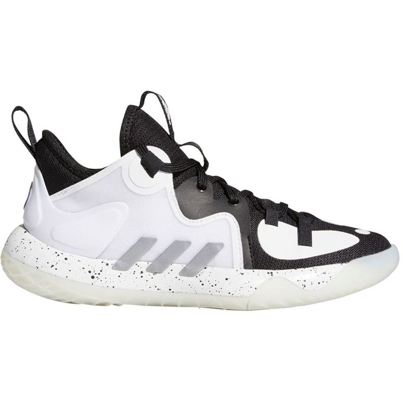 Chaussure de basket-ball Adidas Harden Stepback 2 Jr FZ1545 blanc, blanc, noir blanche