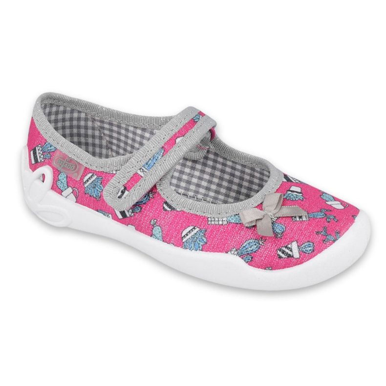 Chaussures enfant Befado 114X436 rose gris