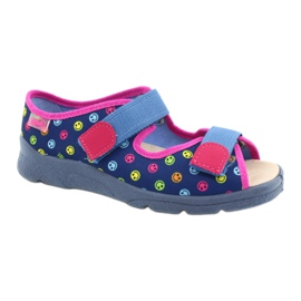 Chaussures pour enfants Befado 869Y150 bleu rose multicolore