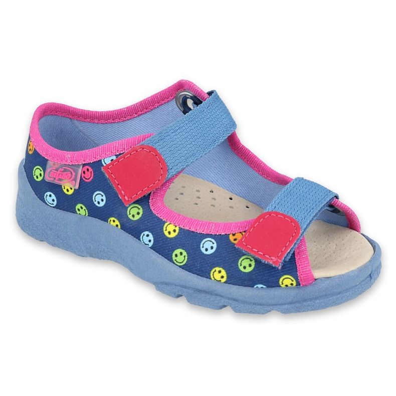 Chaussures enfant Befado 869X150 bleu rose multicolore