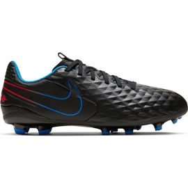 Nike Tiempo Legend 8 Academy FG / MG Junior AT5732 090 chaussures de football noir noir