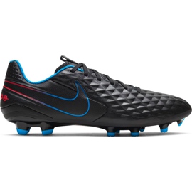 Chaussures de football Nike Tiempo Legend 8 Academy FG / MG AT5292 090 noir noir