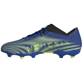 Chaussures de foot Adidas Nemeziz.2 Fg M FW7412 multicolore bleu Chaussures de foot Adidas Nemeziz.2 Fg M FW7412 multicolore bleu