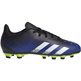 Chaussures de football adidas Predator Freak.4 FxG Junior bleu marine-noir FY0626