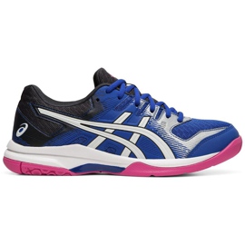 Asics Gel-Rocet 9 bleu 1072A034 400 chaussures de volley-ball pour femmes bleu marine