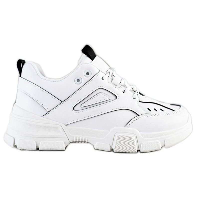 SHELOVET Baskets blanches à la mode le noir