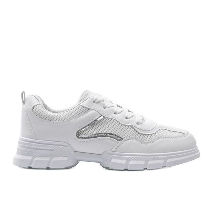 Baskets de sport blanches 3157 argent Baskets de sport blanches 3157 argent