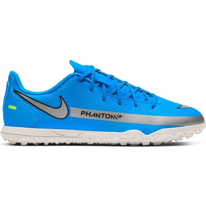 Nike Phantom Gt Club Tf Jr bleu CK8483 400 chaussures de football Nike Phantom Gt Club Tf Jr bleu CK8483 400 chaussures de football