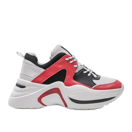 Baskets Thenisse rouges blanche le noir