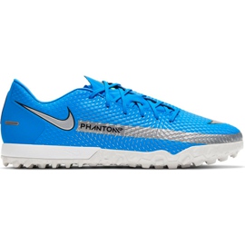 Chaussure de football Nike Phantom Gt Academy Tf CK8470 400 bleu bleu