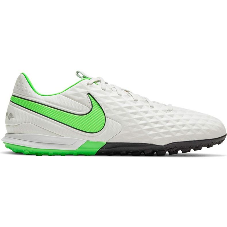 Nike Tiempo Legend 8 Pro Tf blanc AT6136 030 chaussures de football blanche blanche