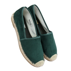Espadrilles femme vertes M-515 DK.GREEN