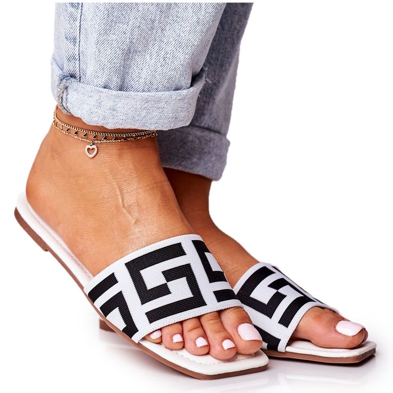 Chaussons Classiques Femme Blanc Melinda blanche le noir