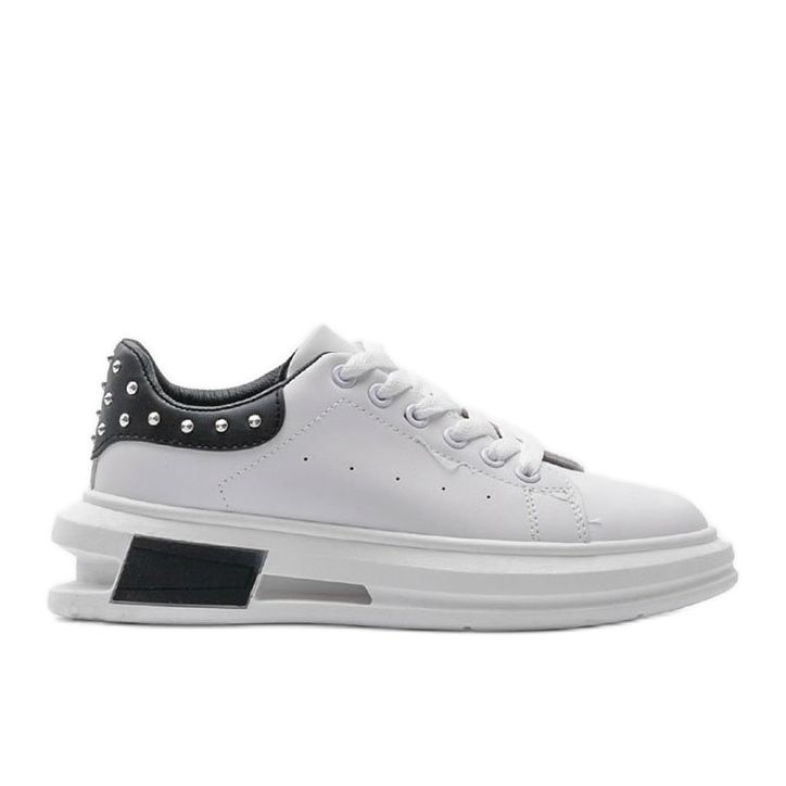 Baskets femme Taranto noires et blanches