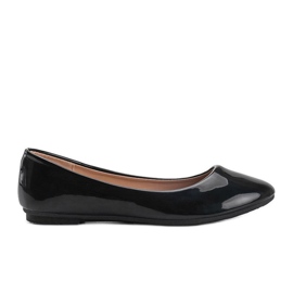 Ballerines India laquées noires le noir