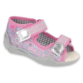 Chaussures pour enfants Befado 242P106 rose gris Chaussures pour enfants Befado 242P106 rose gris