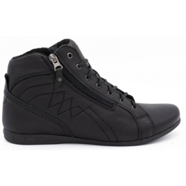 Polbut Chaussures isolées noires pour hommes 866