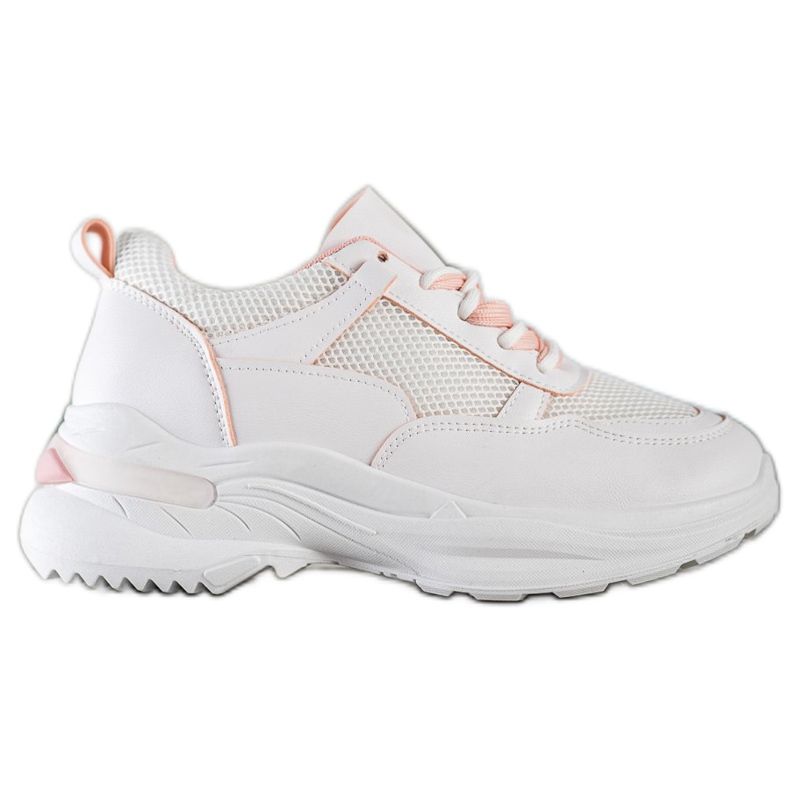 SHELOVET Baskets blanches confortables